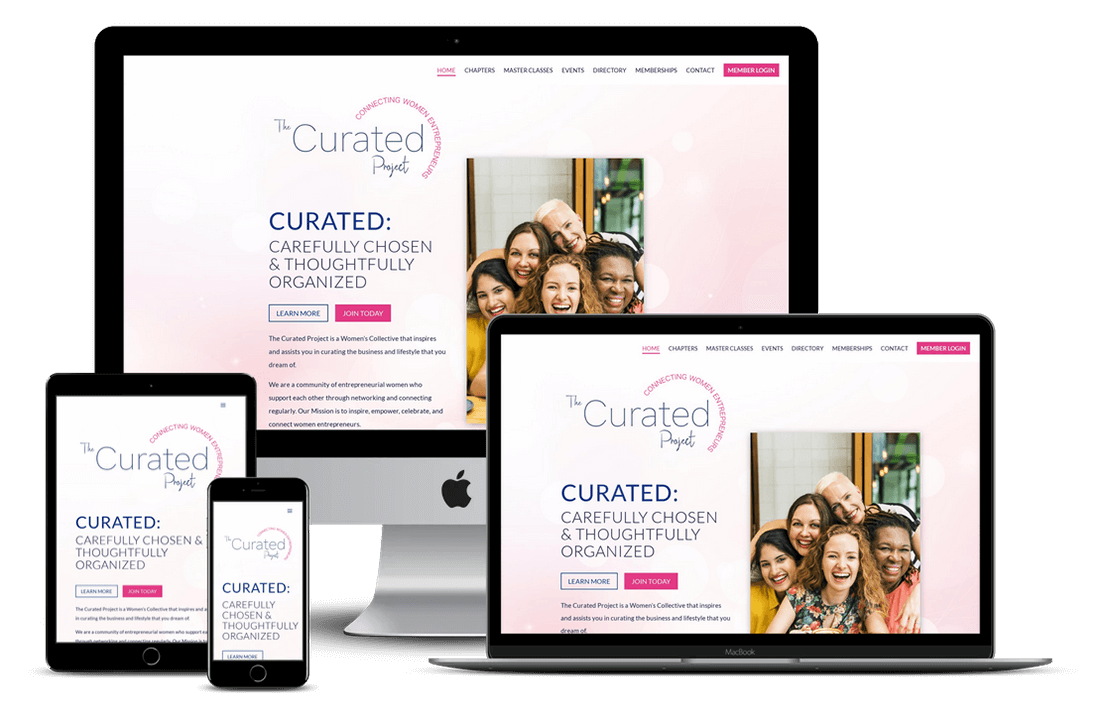 The Curated Project - Tampa Website Designer
