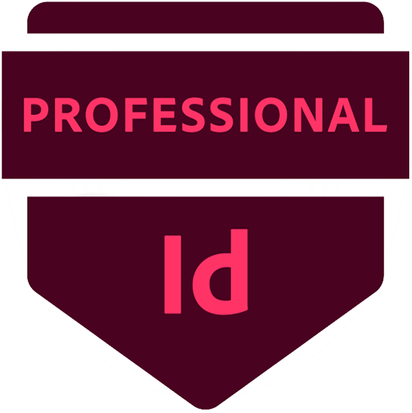 Professional InDesign Certification Badge