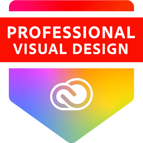 Professional Visual Design Certification Badge